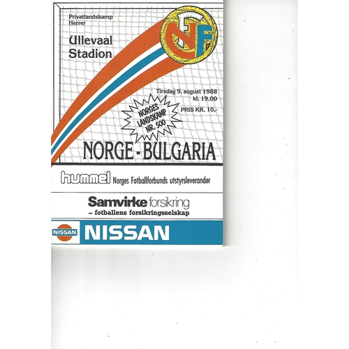 Other International Football Programmes