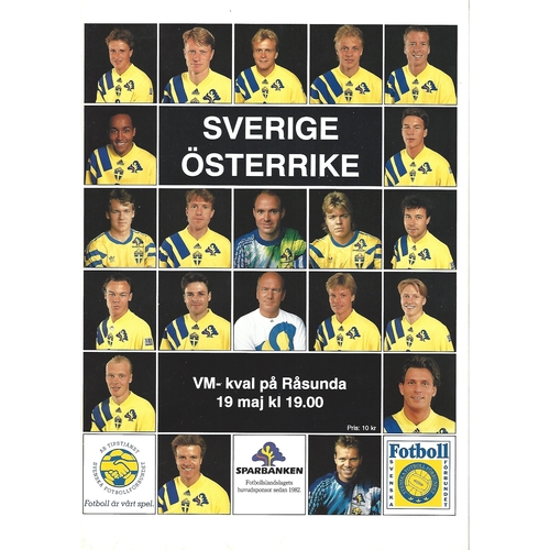 Other International Football Programmes