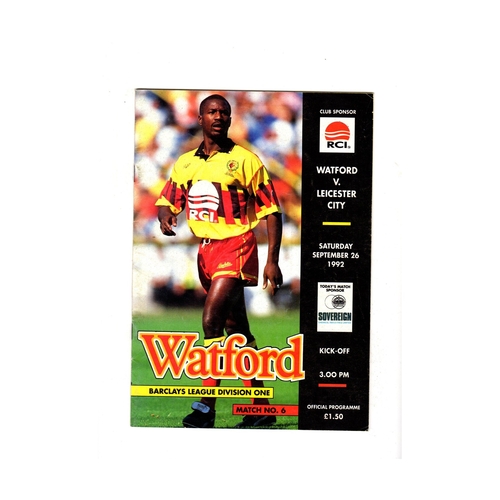 Watford Home Football Programmes