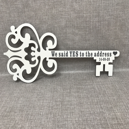 Large personalised skeleton key