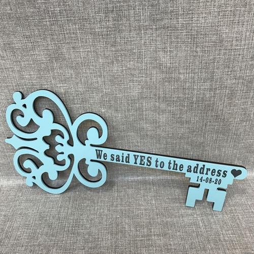 Large personalised skeleton key
