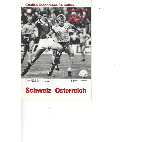 Other International Football Programmes