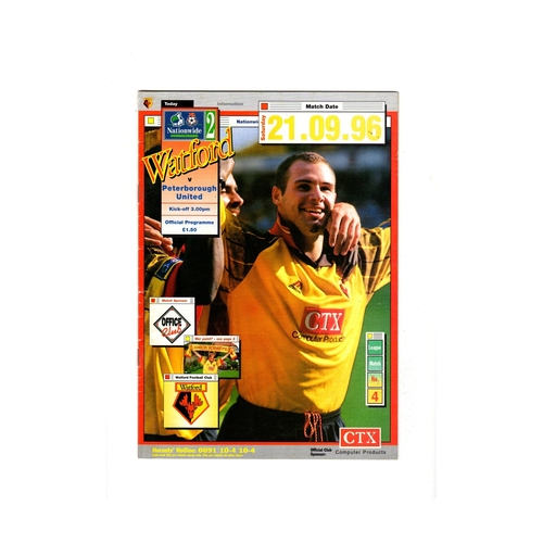 Peterborough United Away Football Programmes