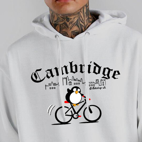 'Cambridge Cyclist' Hoodie