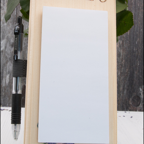 Little Girl Notepad Holder