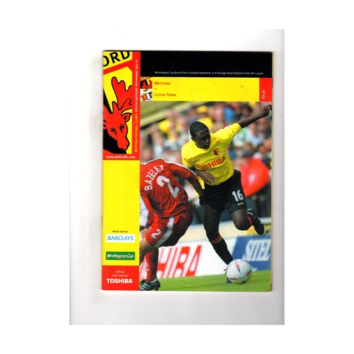 Luton Town Away Football Programmes