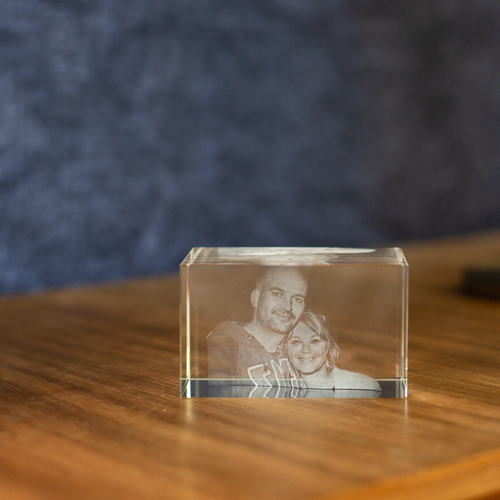 Medium rectangular Crystal, Landscape,