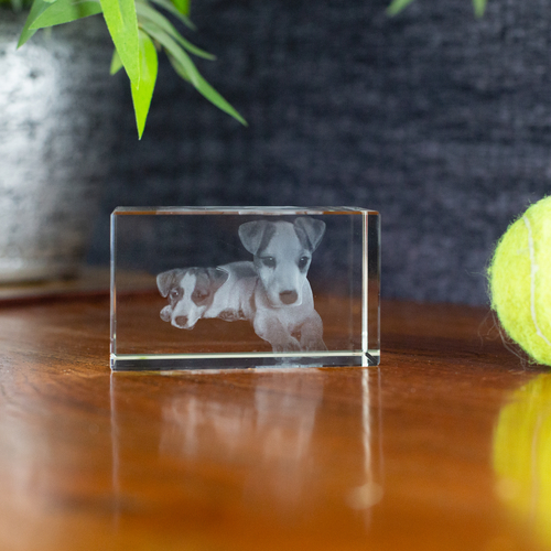 Medium rectangular Crystal, Landscape,