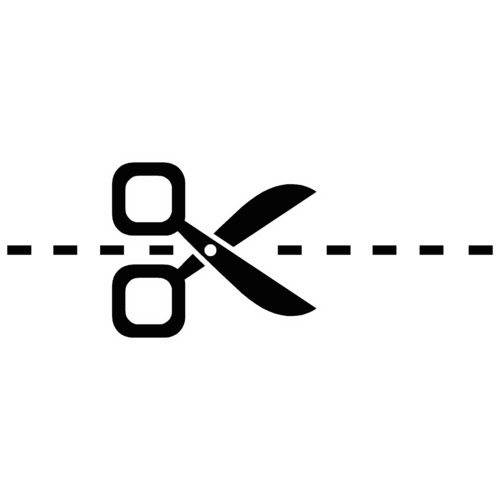 Cutting Service - 1 Centre (Cut in Half) Slitting Service Only