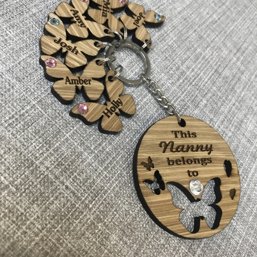 Butterfly Keyring