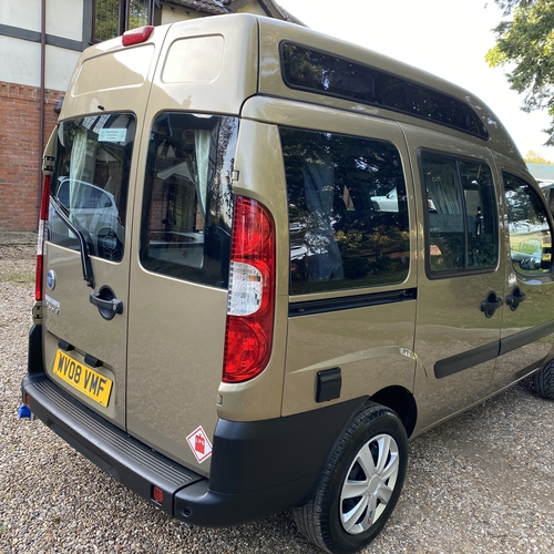 2008 Fiat Doblo 1.4 Petrol Camper Van 2 Berth Micro Rare Colour 72150 miles