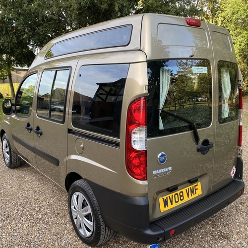 2008 Fiat Doblo 1.4 Petrol Camper Van 2 Berth Micro Rare Colour 72150 miles