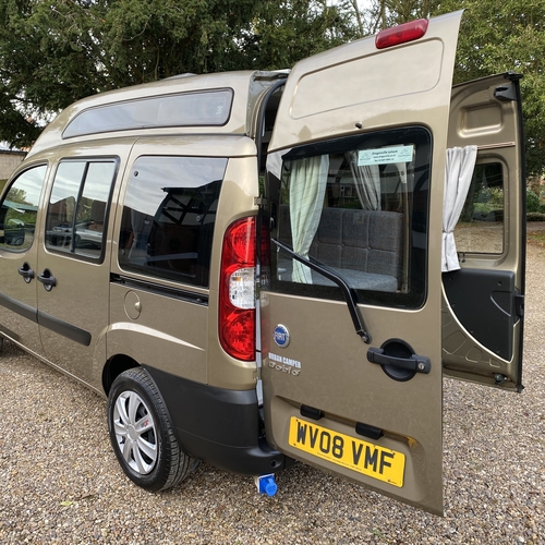 2008 Fiat Doblo 1.4 Petrol Camper Van 2 Berth Micro Rare Colour 72150 miles