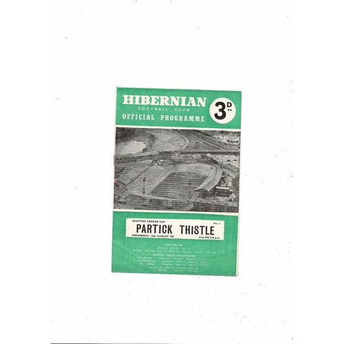 Hibernian Football Programmes