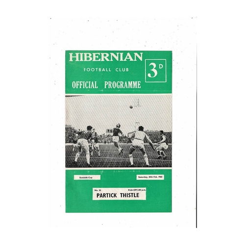 Hibernian Football Programmes