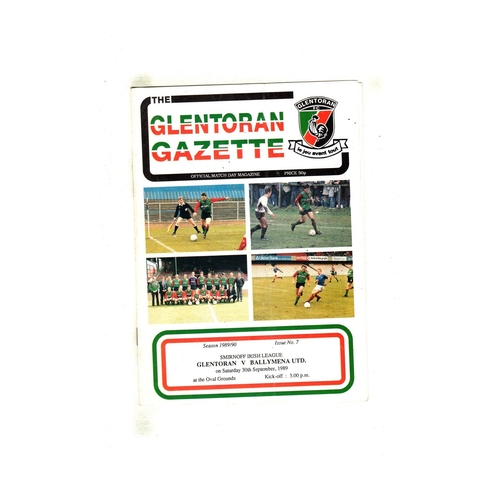 Glentoran Football Programmes