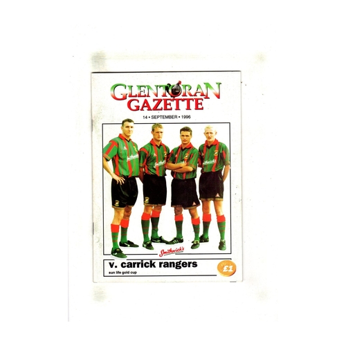 Glentoran Football Programmes