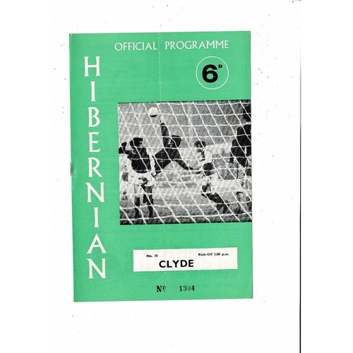 Hibernian Football Programmes