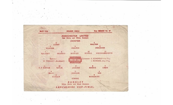 More Football Programmes listed today
