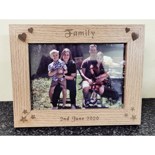 Wooden Photo Frame Engraved takes 5x7" print