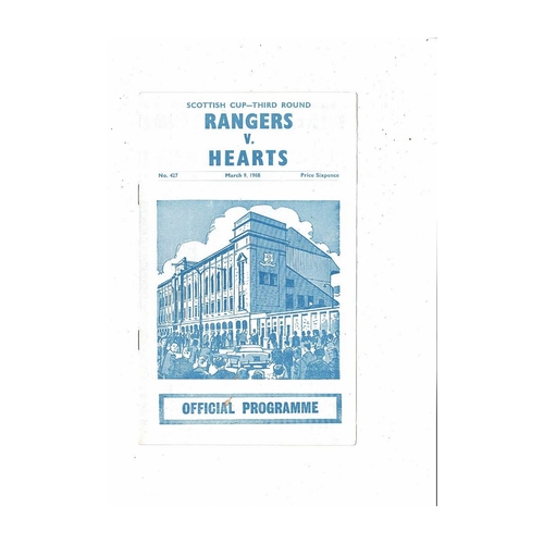 Rangers Football Programmes