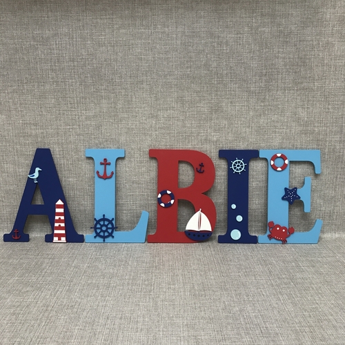NAUTICAL  THEME letters
