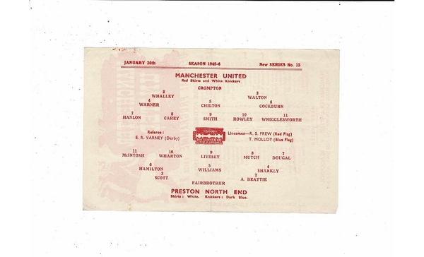 More Football Programmes listed today