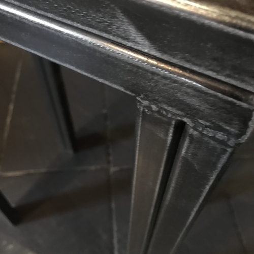 Small bespoke industrial table