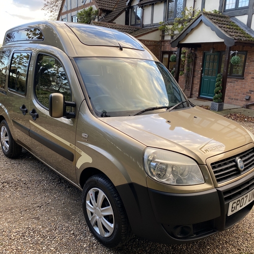 Danbury Camper Van 2 Berth 2007 Fiat Doblo Dynamic 1248cc Diesel 40517 miles