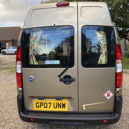 Danbury Camper Van 2 Berth 2007 Fiat Doblo Dynamic 1248cc Diesel 40517 miles
