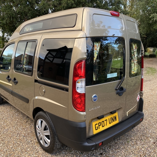 Danbury Camper Van 2 Berth 2007 Fiat Doblo Dynamic 1248cc Diesel 40517 miles