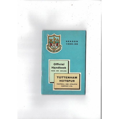 Tottenham Hotspur Football Handbook 1965/66