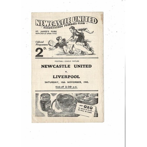 Newcastle United Home Football Programmes