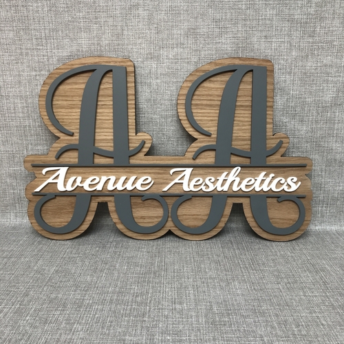 Double barrel monogram