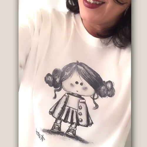 'Little Girl Doll' Adults Tee