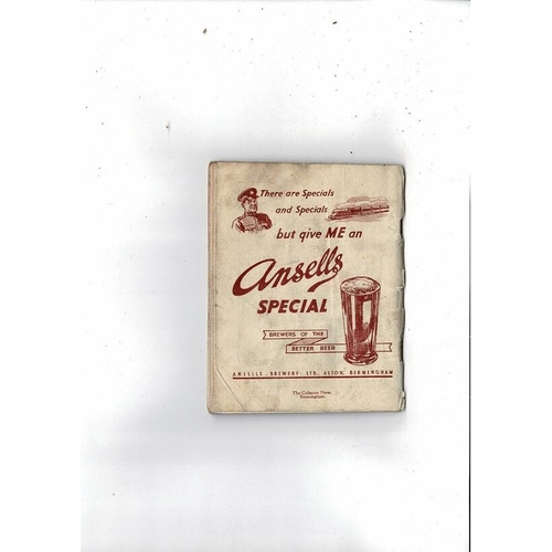 Aston Villa Official Football Handbook 1948/49