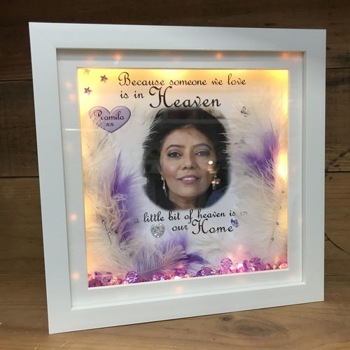 Because someone we love is in heaven Photo frame