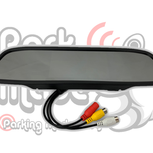 4.3 TFT LCD Rear View Mirror Monitor & Camera Reversing Parking Sensors Park Mate PM110
