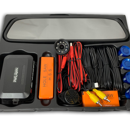 4.3 TFT LCD Rear View Mirror Monitor & Camera Reversing Parking Sensors Park Mate PM110