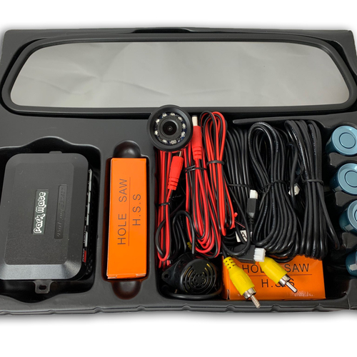 4.3 TFT LCD Rear View Mirror Monitor & Camera Reversing Parking Sensors Park Mate PM110