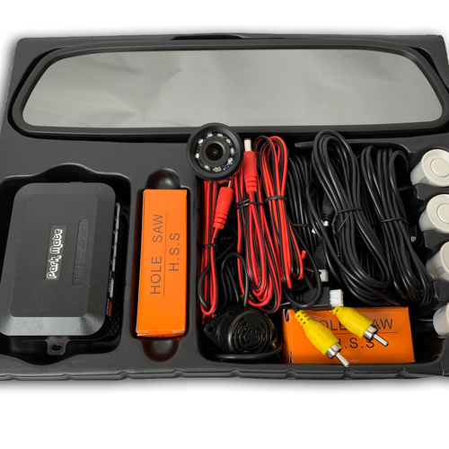 4.3 TFT LCD Rear View Mirror Monitor & Camera Reversing Parking Sensors Park Mate PM110