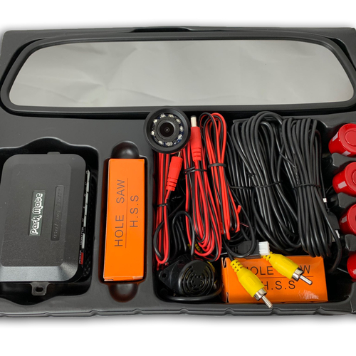 4.3 TFT LCD Rear View Mirror Monitor & Camera Reversing Parking Sensors Park Mate PM110