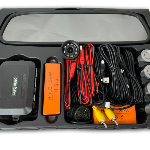 4.3 TFT LCD Rear View Mirror Monitor & Camera Reversing Parking Sensors Park Mate PM110