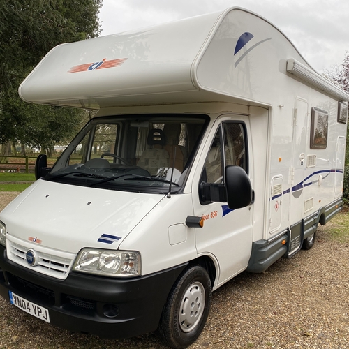 2004 CI Carioca 656 Motorhome 6 Berth Large Garage Fiat Ducato 2.0JTD 22248 miles