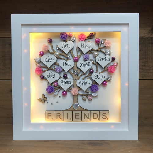 “ floral friends “ tree frame