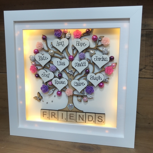 “ floral friends “ tree frame