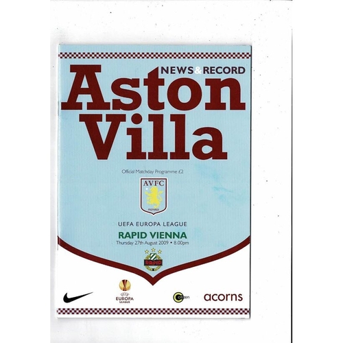 UEFA/Fairs Cup, Europa League & Inter Toto Football Programmes