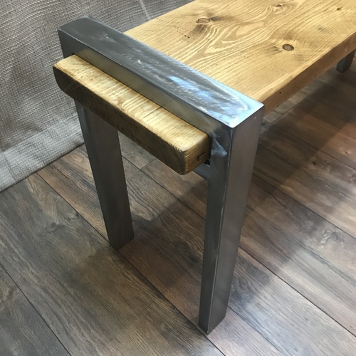 Industrial scaffold board bench