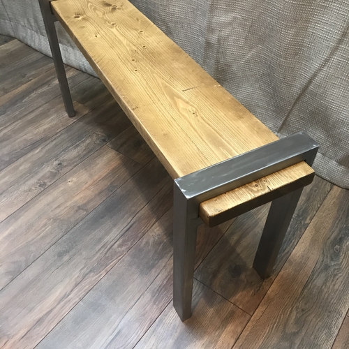 Industrial scaffold board bench