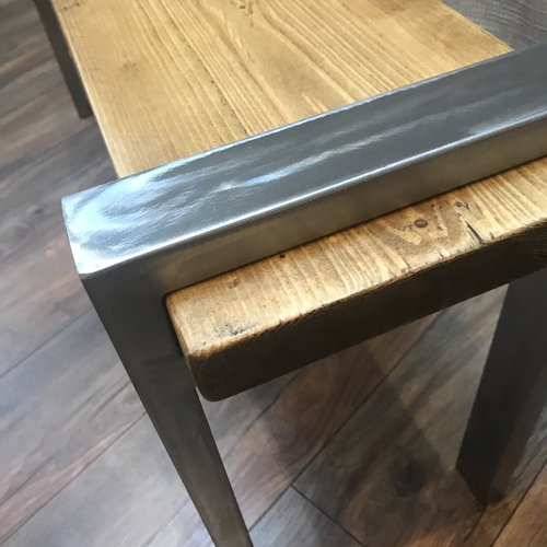 Industrial scaffold board bench